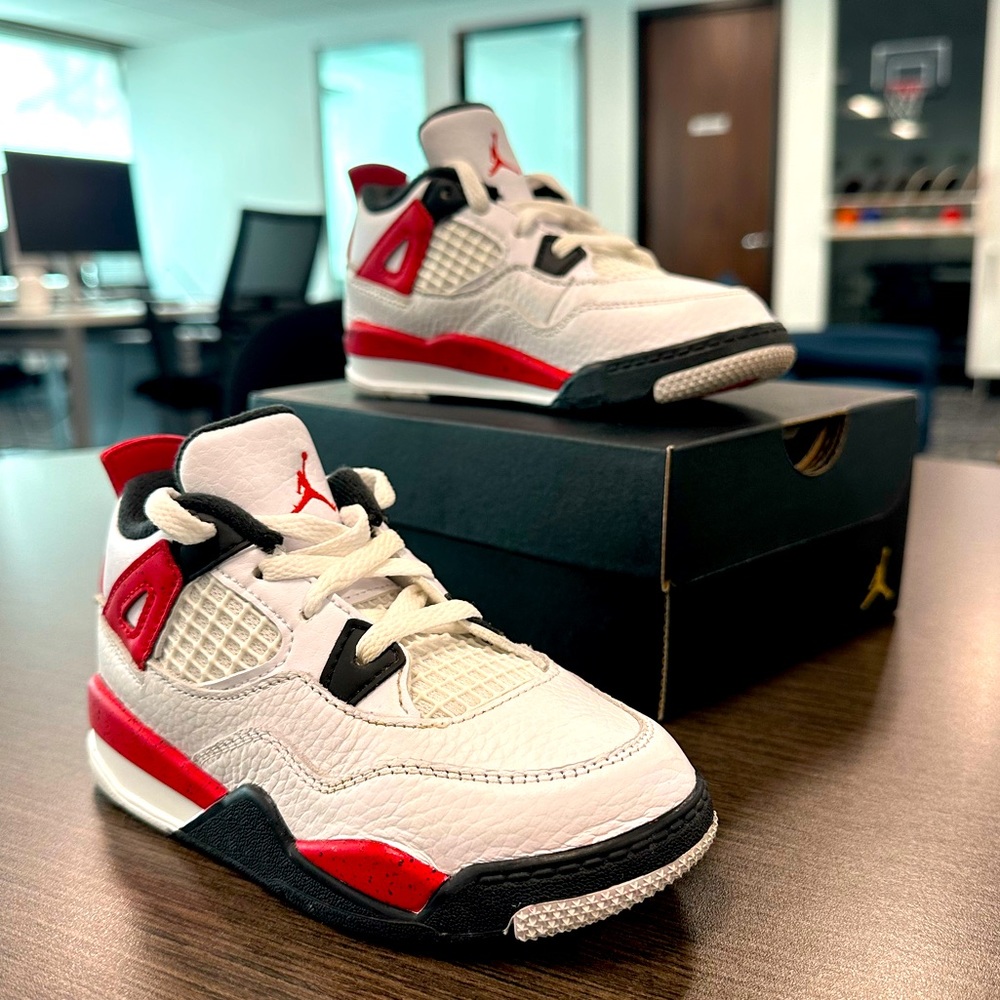 Jordan 4 Red Cement (Toddler) Size 10C